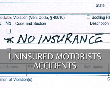Uninsured Motorist Accident Picture is a link to Practice area for Attorneys Heiling, Dwyer, Fernandes